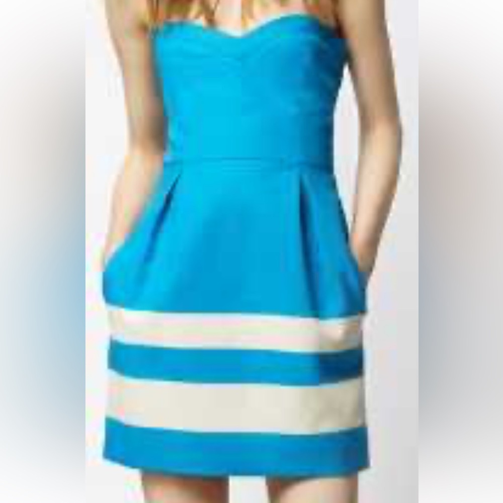 Womens New Zara TRF dress linen size S without original tag New strapless